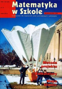 Okładka: Matematyka w Szkole. Czasopismo dla nauczycieli szkół podstawowych i gimnazjów. Nr 17