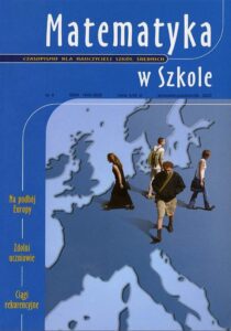 Okładka: Matematyka w Szkole. Czasopismo dla nauczycieli szkół średnich. Nr 9