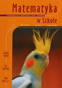 Okładka: Matematyka w Szkole. Czasopismo dla nauczycieli szkół średnich. Nr 11