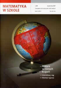 Okładka: Matematyka w Szkole. Czasopismo dla nauczycieli szkół średnich. Nr 26