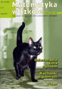 Okładka: Matematyka w Szkole. Czasopismo dla nauczycieli szkół podstawowych i gimnazjów. Nr 14