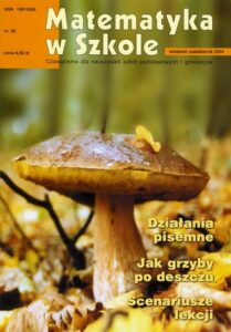 Okładka: Matematyka w Szkole. Czasopismo dla nauczycieli szkół podstawowych i gimnazjów. Nr 26