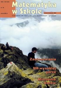 Okładka: Matematyka w Szkole. Czasopismo dla nauczycieli szkół podstawowych i gimnazjów. Nr 19