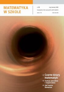 Okładka: Matematyka w Szkole. Czasopismo dla nauczycieli szkół średnich. Nr 33