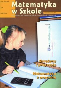 Okładka: Matematyka w Szkole. Czasopismo dla nauczycieli szkół podstawowych i gimnazjów. Nr 9