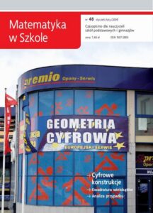 Okładka: Matematyka w Szkole. Czasopismo dla nauczycieli szkół podstawowych i gimnazjów. Nr 48