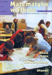 Okładka: Matematyka w Szkole. Czasopismo dla nauczycieli szkół podstawowych i gimnazjów. Nr 23