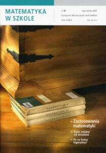 Okładka: Matematyka w Szkole. Czasopismo dla nauczycieli szkół średnich. Nr 28