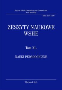 Okładka: Zeszyty Naukowe WSHE, t. XL, Nauki Pedagogiczne