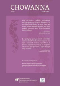 Okładka: Chowanna 2015. T. 1 (44): Proces rewitalizacji społecznej – perspektywa kulturowo-edukacyjna