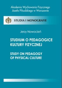 Okładka: Studium o pedagogice kultury fizycznej