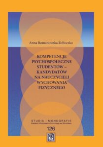 Okładka: Kompetencje psychospołeczne studentów – kandydatów na nauczycieli wychowania