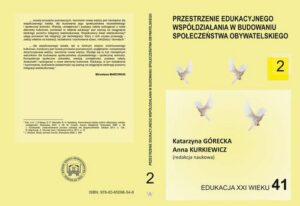 Okładka: Przestrzenie edukacyjnego współdziałania w budowaniu społeczeństwa obywatelskiego t.2