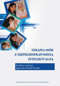 Okładka: Terapia osób z niepełnosprawnością intelektualną