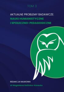 Okładka: Aktualne problemy badawcze. Nauki humanistyczne i społeczno-pedagogiczne