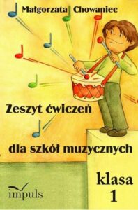 Okładka: Zeszyt ćwiczeń dla szkół muzycznychKlasa 1