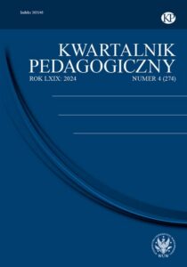 Okładka: Kwartalnik Pedagogiczny 2024/4 (274)