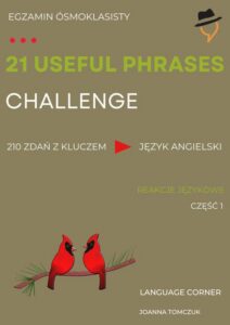 Okładka: 21 USEFUL PHRASES CHALLENGE: Reakcje językowe