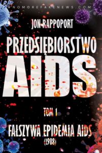 Okładka: AIDS INC. – Przedsiębiorstwo AIDS. Największy skandal medyczny XX-go wieku