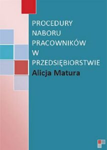 Okładka: Procedury naboru pracowników w przedsiębiorstwie