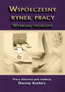 Okładka: Współczesny rynek pracy. Wybrane problemy