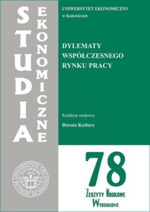 Okładka: Dylematy współczesnego rynku pracy. SE 78
