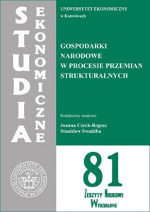 Okładka: Gospodarki narodowe w procesie przemian strukturalnych. SE 81