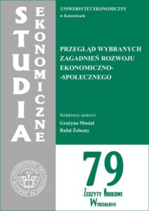 Okładka: Studia Ekonomiczne. Przegląd wybranych zagadnień rozwoju ekonomiczno-społecznego. SE 79