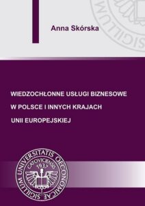 Okładka: Wiedzochłonne usługi biznesowe w Polsce i innych krajach Unii Europejskiej