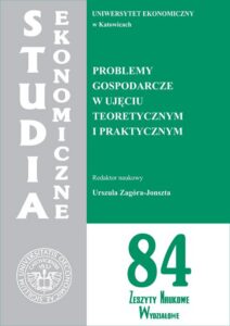 Okładka: Studia Ekonomiczne. Problemy gospodarcze w ujęciu teoretycznym i praktycznym. SE 84