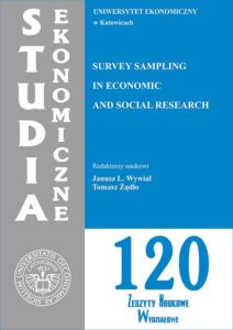 Okładka: Studia Ekonomiczne. Survey Sampling in Economic and Social Research. SE 120