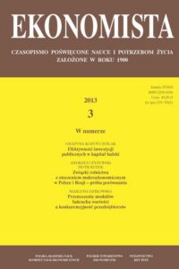 Okładka: Ekonomista 2013 nr 3