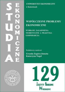 Okładka: Studia Ekonomiczne. Współczesne problemy ekonomiczne. Wybrane zagadnienia teoretyczne a praktyka gospodarcza. SE 129