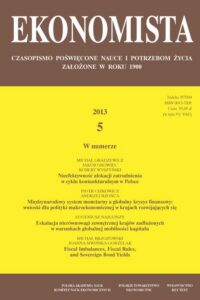 Okładka: Ekonomista 2013 nr 5