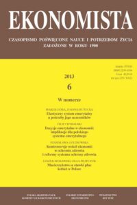 Okładka: Ekonomista 2013 nr 6