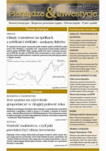 Okładka: Pieniądze i Inwestycje wrzesień 2013 nr 51
