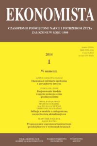 Okładka: Ekonomista 2014 nr 1