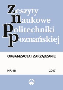 Okładka: Organizacja i Zarządzanie, 2007/48