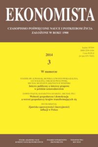 Okładka: Ekonomista 2014 nr 3