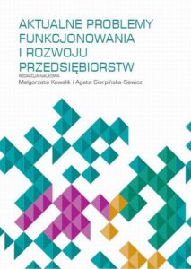Okładka: Aktualne problemy funkcjonowania i rozwoju przedsiębiorstw