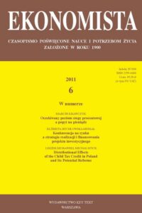 Okładka: Ekonomista 2011 nr 6