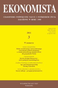 Okładka: Ekonomista 2011 nr 3