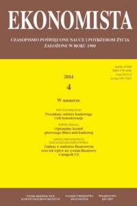 Okładka: Ekonomista 2014 nr 4