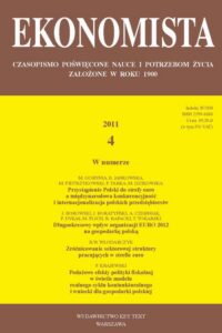Okładka: Ekonomista 2011 nr 4