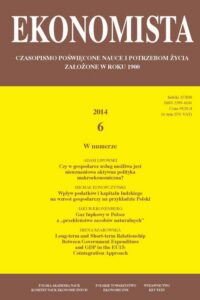Okładka: Ekonomista 2014 nr 6