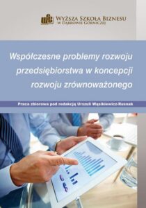 Okładka: Współczesne problemy rozwoju przedsiębiorstwa w koncepcji rozwoju zrównoważonego