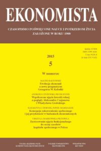 Okładka: Ekonomista 2015 nr 5