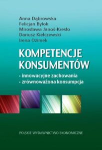 Okładka: Kompetencje konsumentów. Innowacyjne zachowania, zrównoważona konsumpcja