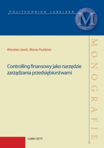 Okładka: Controlling finansowy jako narzędzie zarządzania przedsiębiorstwami