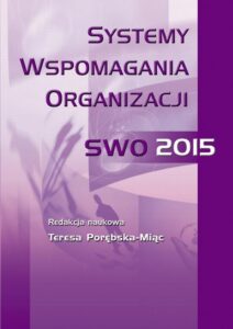 Okładka: Systemy wspomagania organizacji SWO'15